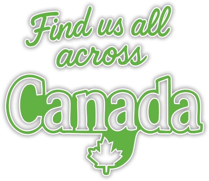 find us all across canada